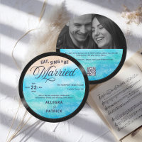 Tropical Beach Musician All One Photo QR Wedding