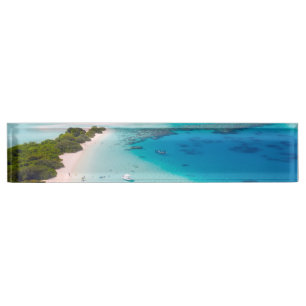 Tropical Beach Nameplate