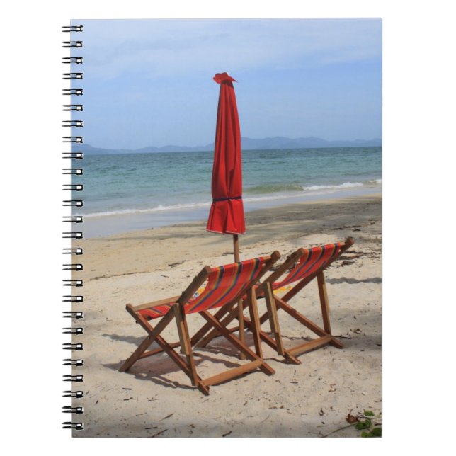 Tropical beach notebook (Front)