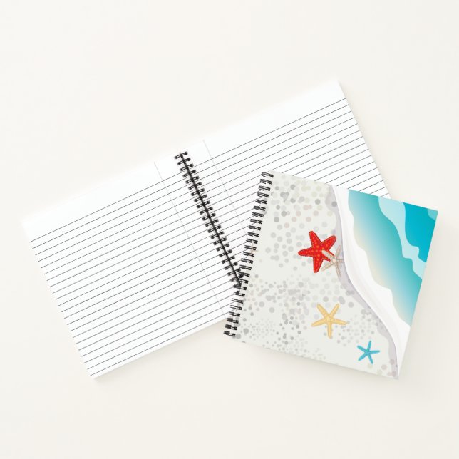 Tropical beach notebook (Inside)