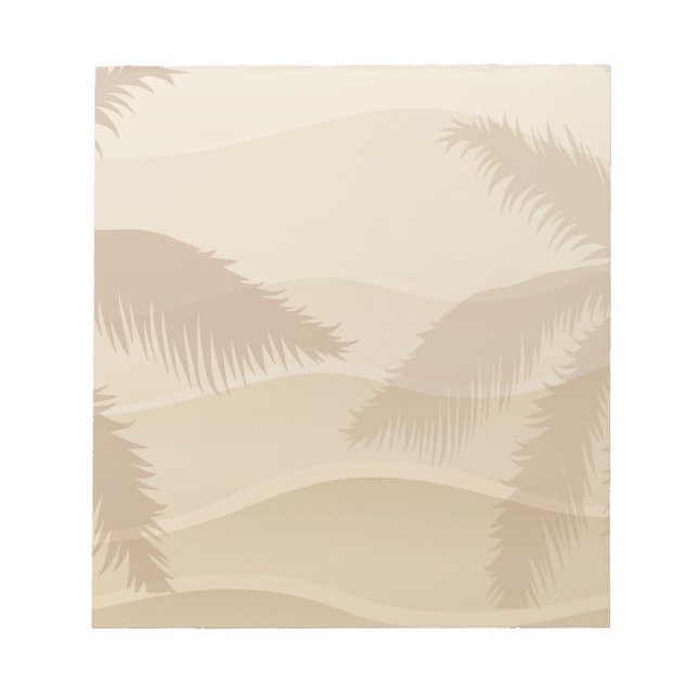 Tropical Beach Notepad (Front)