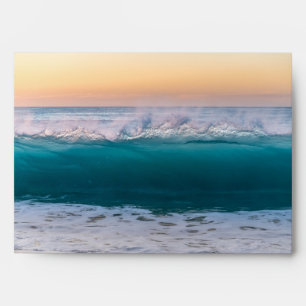 Tropical Beach Ocean Wave Envelope
