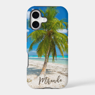 Tropical Beach Palm Tree Personalized