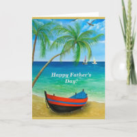 Tropical Beach Palm Trees Perfect Father’s Day