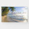 Tropical Beach,Palms  Wedding Banner