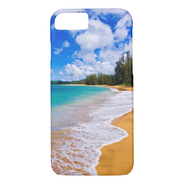 Tropical beach paradise, Hawaii Case-Mate iPhone Case (Back)