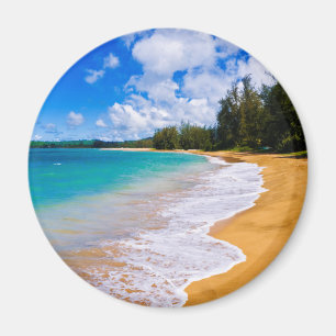 Tropical beach paradise, Hawaii Magnet