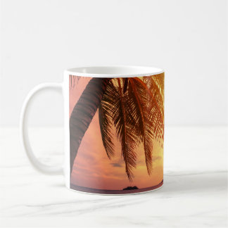 Tropical Beach Paradise: Serene Landscape. Coffee Mug