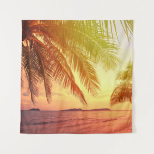 Tropical Beach Paradise: Serene Landscape. Tapestry