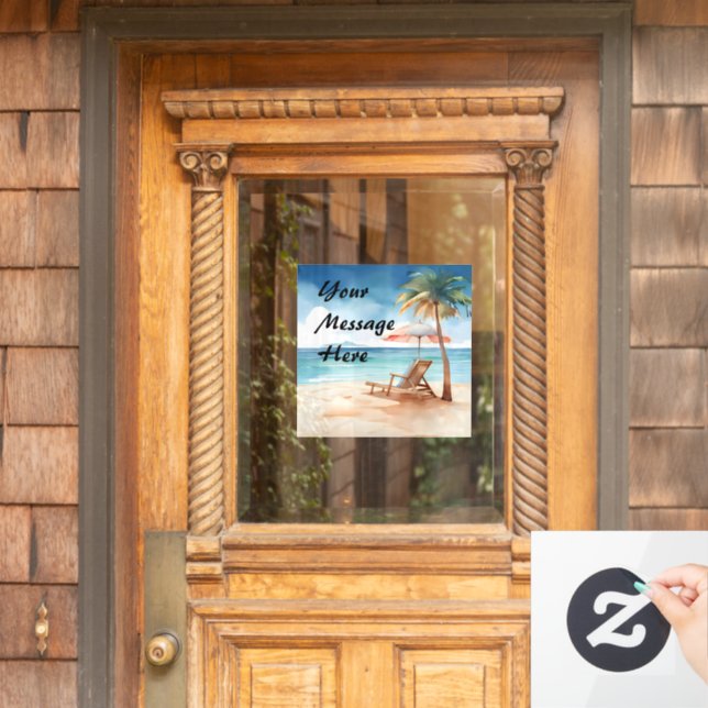 Tropical Beach Party  (Home Door)