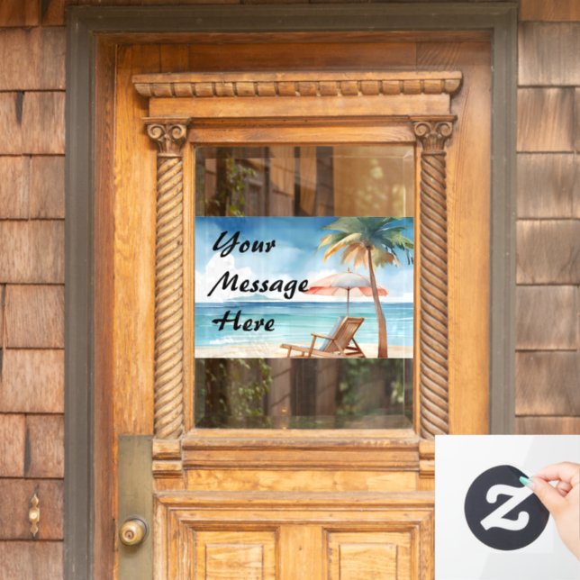 Tropical Beach Party  (Home Door)