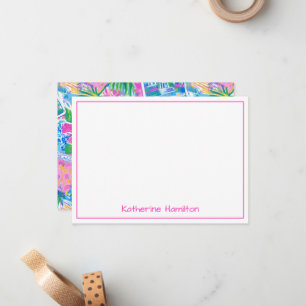 Tropical Beach Personalised Card