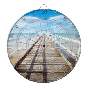 Tropical Beach Pier Dartboard