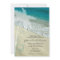 Tropical Beach Post Wedding Brunch Invitation