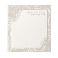 Tropical Beach Rental Home Name Personalised