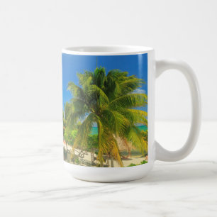 Tropical beach resort, Belise Coffee Mug