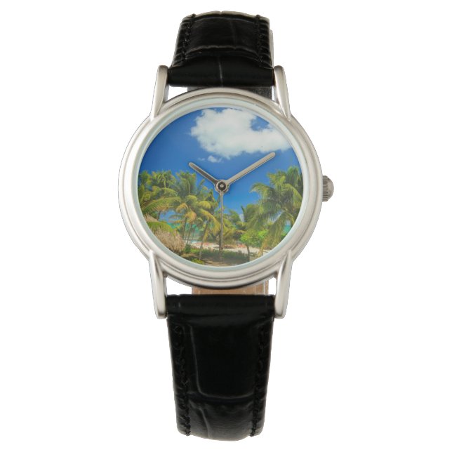 Tropical beach resort, Belise Watch (Front)