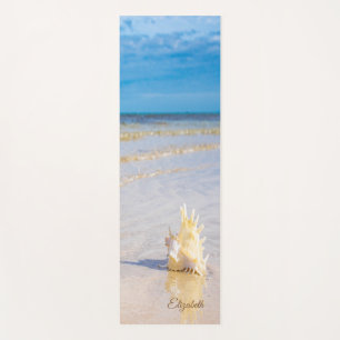 Tropical Beach,Sand,Seashell- Personalised  Yoga Mat