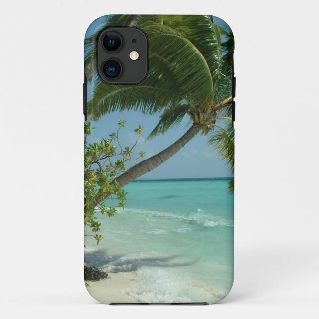 Tropical Beach Sand Sun Water Ocean Waves Surf Art Case-Mate iPhone Case (Back)