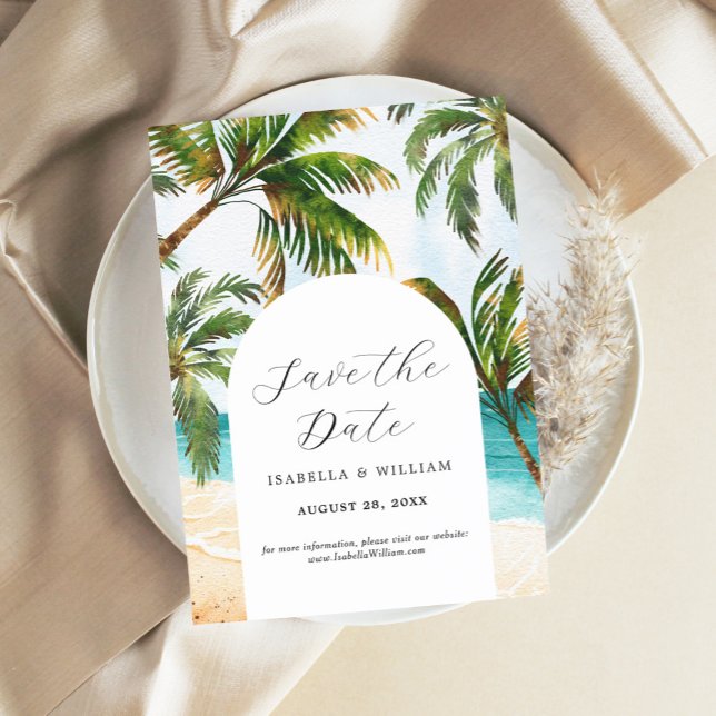 Tropical Beach Save The Date (Creator Uploaded)