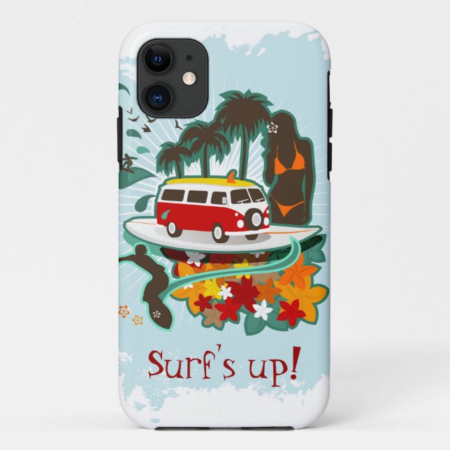 Tropical Beach Scene Case-Mate iPhone Case (Back)
