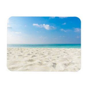 Tropical Beach Sea Sand Sky & Summer Day Magnet