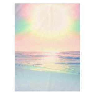 Tropical Beach Sea Sun Colorful Summer Tablecloth
