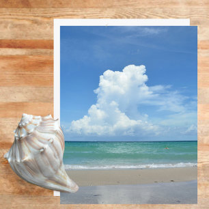 Tropical Beach Seascape Scrapbook paper