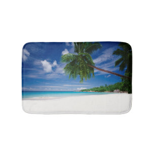 Tropical Beach Seychelles Bath Mat