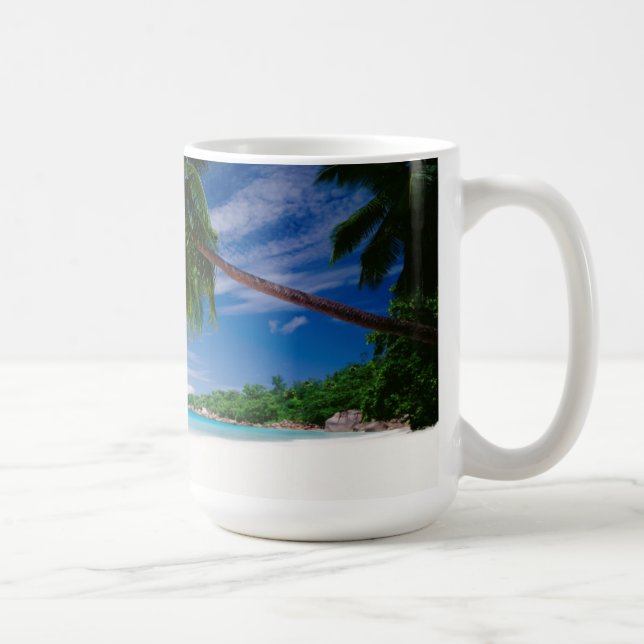 Tropical Beach | Seychelles Coffee Mug (Right)