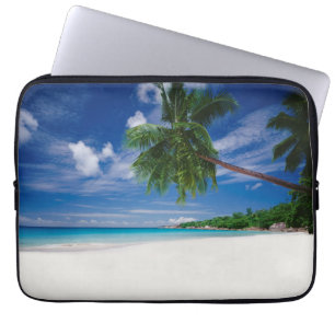 Tropical Beach   Seychelles Laptop Sleeve