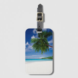 Tropical Beach   Seychelles Luggage Tag