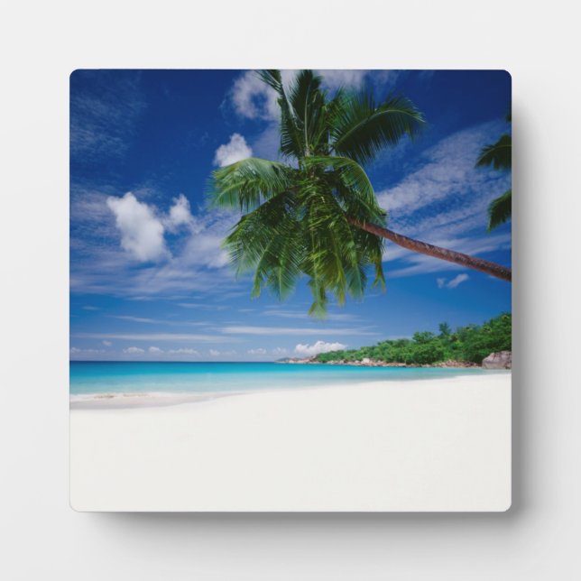 Tropical Beach | Seychelles Plaque (Front)