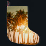 Tropical beach small christmas stocking<br><div class="desc">Tropical beach</div>