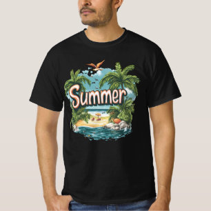 Tropical Beach Summer Paradise T-Shirt