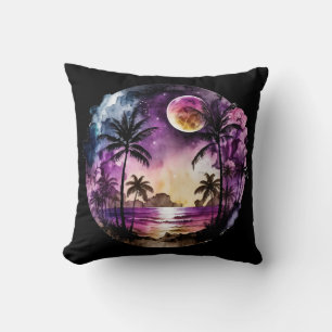 Tropical Beach Sunset Cushion