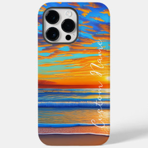 Tropical Beach Sunset over Clear Ocean Case-Mate iPhone 14 Pro Max Case