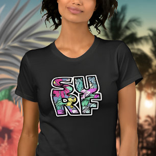 Tropical Beach Surf T-Shirt