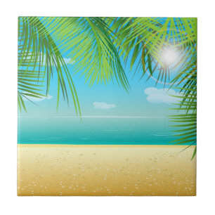 Tropical Beach Tile
