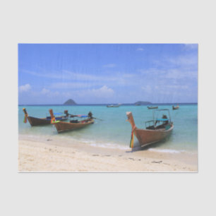 Tropical beach tissue paper