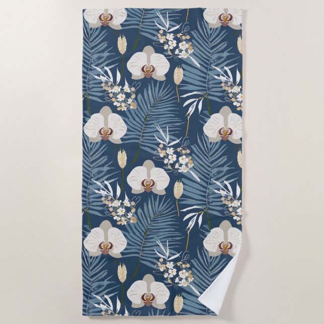 Tropical  beach towel (Front)