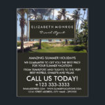 Tropical Beach, Travel Agent Advertising Flyer<br><div class="desc">Tropical Beach,  Travel Agent Advertising Flyers By The Business Card Store.</div>