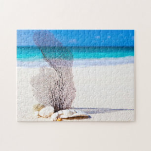 Tropical Beach Trinidad and Tobago. Jigsaw Puzzle