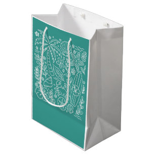 Tropical Beach Vibes Medium Gift Bag