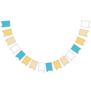 Tropical Beach Wedding coastal  Bunting