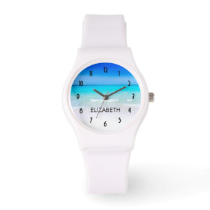 Tropical Beach with a Turquoise Sea Watch