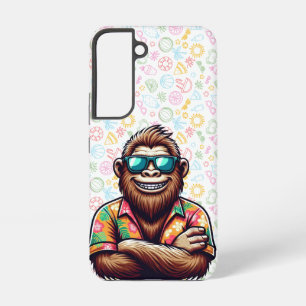 Tropical/beach yeti/bigfoot samsung galaxy case