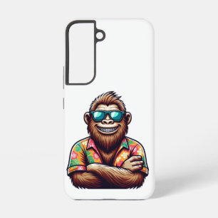 Tropical/beach yeti/bigfoot samsung galaxy case