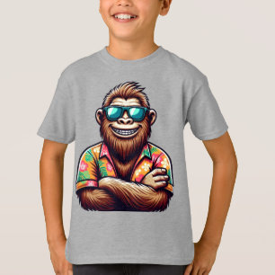 Tropical/beach yeti/bigfoot  T-Shirt