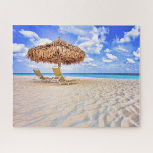 Tropical Beaches   Aruba Sandy Beach Jigsaw Puzzle